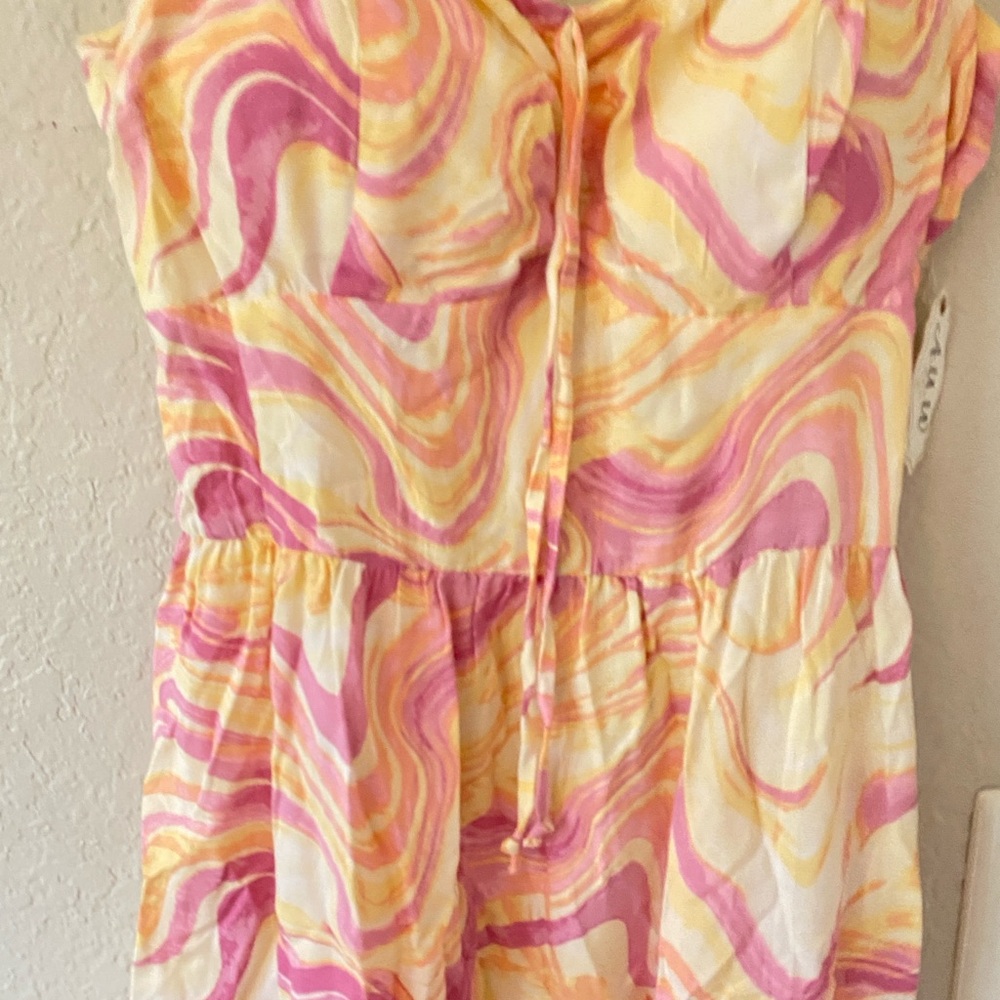 Colorful Swirl Maxi Dress - Picture 2 of 2